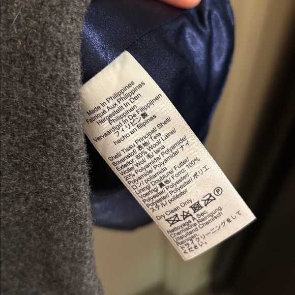 ๐ฆ {PRICE FIRM} J. Crew Toscana Coat in Italian Cloth Wool Blend ~ Gunmetal - Picture 7 of 10